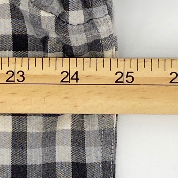 Johnnie-O Hangin Out Coen Gingham Button Down Shirt Mens XL Gray JMWL 6870 - Picture 5 of 8